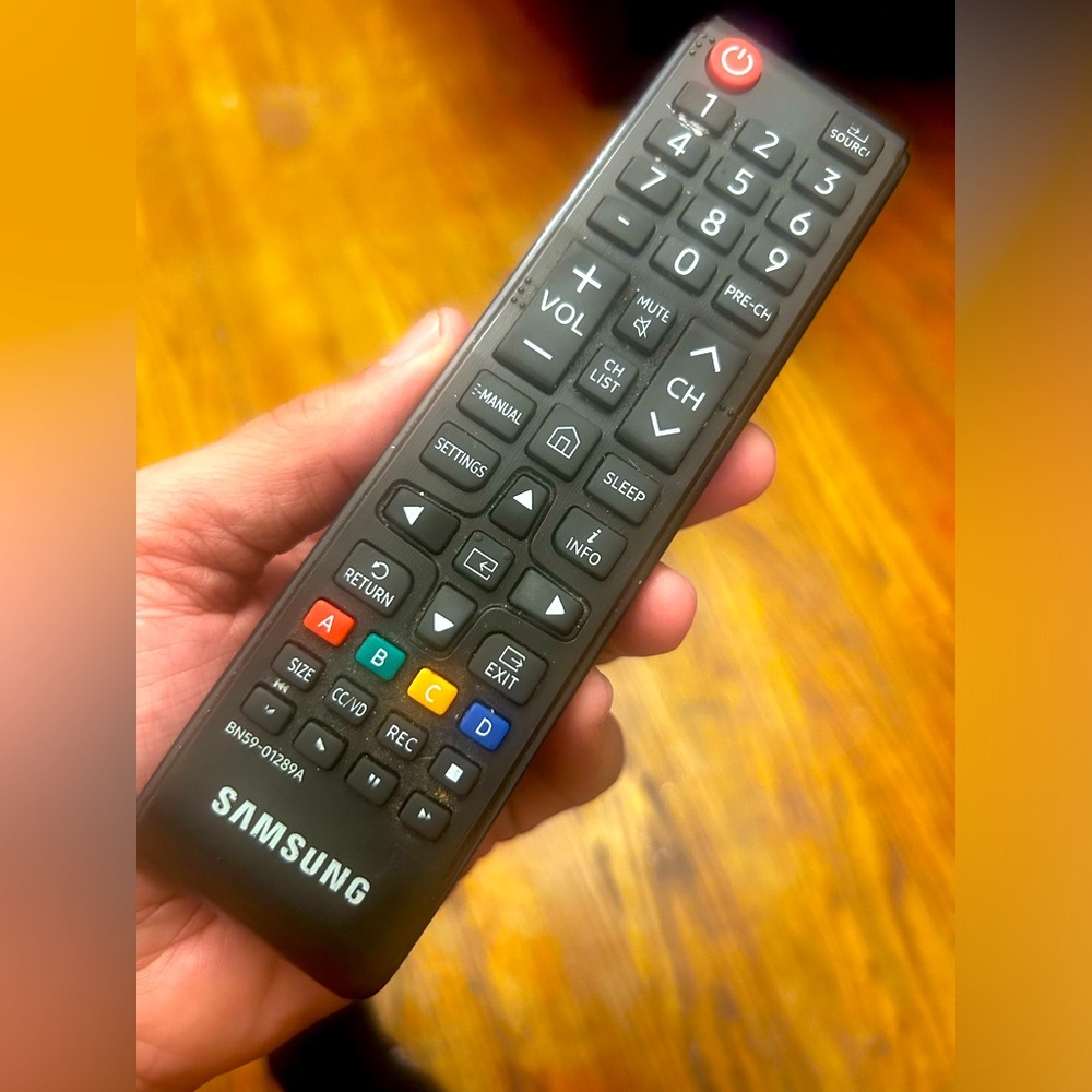 Samsung Black Remote   Control original for tv  Samsung 
Bn59 01289A